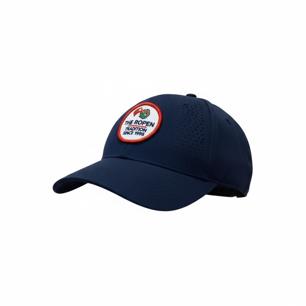 THE ROPEN GOLF TOURNAMENT vented lightweight gold hat for sun upstate NY golfer